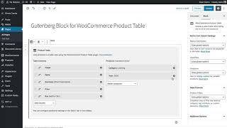How to Use the Gutenberg for WooCommerce Product Table Plugin