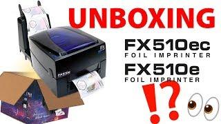 Unboxing DTM FX510ec / FX510e Foil Imprinter  