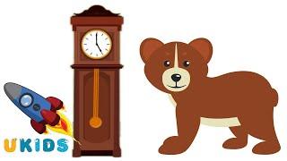 Hickory Dickory Dock | U-Kids - Nursery Rhymes & Kids Songs | Canciones infantiles | اغاني اطفال