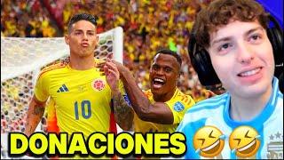 DAVOOXENEIZE ASI REACCIONA TRAS LA DERROTA DE ARGENTINA VS COLOMBIA  | DAVOOXENEIZE