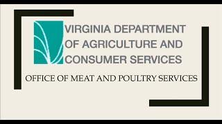 VDACS Meat and Poultry Services in Virginia