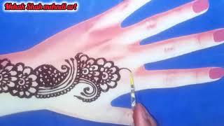 New Eid special Stylish mehndi design|Eid Mehndi designs latest||@Mehak Shah mehndi art