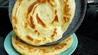 If you have FLOUR, WATER and SALT at home - Flatbread for dinner. Favorite Bread recipe