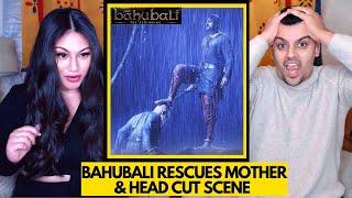 BAHUBALI RESCUES HIS MOTHER & HEAD CUT SCENE REACTION! | Baahubali: The beginning