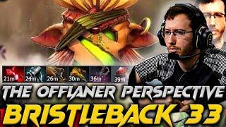 Crazy Play 33 Bristleback The Offlaner - Dota 2 Pro Full Gameplay Patch 7.37D #33 #bristleback