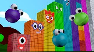 Numberblocks Step Squad 1,000 100,000 BIGGEST Numberblocks Learn to Count 100,000 Number Patterns