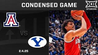 #20 Arizona vs. BYU Condensed Game | 2024-25 Big 12 Men's Basketball