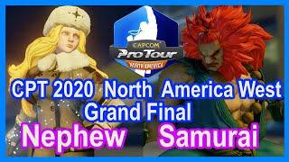 SFV Nephew VS Samurai CPT 2020 North America Grand Final | Nephew [Kolin] VS Samurai [Akuma,Gouki]