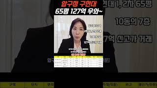 #압구정구현대 #신고가 #압구정재건축 #압구정3구역 #압구정수달