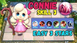 CONNIE Skill 3 BUFFED | NEW UPDATE | Easy 3 Stars Heroes | Magic Chess