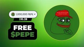 Claim Free Pepecoin(PEPE) Every Minutes instant withdraw #cryptocurrency #crypto #pepe