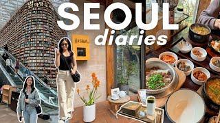 Spring in Seoul Vlog   | Cafe Hopping, Eating, Pamper Experience & Shopping