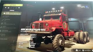 Snowrunner console mods ANK MK38 Civilian MAX overview and gameplay (one of my dream trucks)