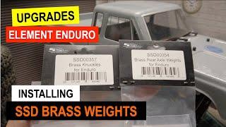 Element RC Enduro Sendero | Upgrades - Installing SSD Brass Weights