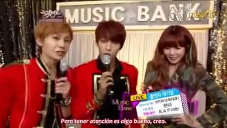 [Sub Español] 121102 B.A.P Daehyun BTOB & Hyuna @ Waiting Room