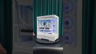 The Ultimate RGB White PC Build RTX 5080 & Ryzen 9800X 3D️ #pcbuild ASMR #gaming #rtx #amd