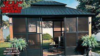 Best PURPLE LEAF 12' X 14' Patio Hardtop Gazebo Review