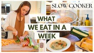 What We Eat In A Week | Cozy Slow Cooker Crock Pot Meals To Make All Autumn and Winter