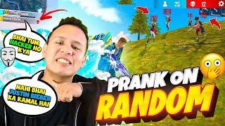 Noob Funniest Justin Bieber Prank on Random Players  You Laugh You Lose  Garena Free Fire Max