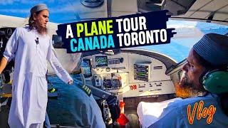 A Plane Tour In Toronto  Canada - Mufti Tariq Masood Vlogs