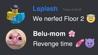 When Belu-mom Plays Roblox DOORS FLOOR 2 Again | Beluga vs Doors Monsters