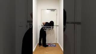 How to Soundproof an Apartment Door: TikTok Jessgyli