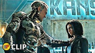 Alita vs Zapan - Bar Fight Scene | Alita Battle Angel (2019) Movie Clip HD 4K