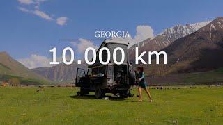 10.000 km on the Road - Truso Valley & Juta Valley, Kazbegi - Georgia // Overland series Ep. 14