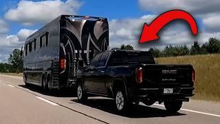 Top 10 Vehicles that Millionaires Tow Behind Luxury Motorcoaches!