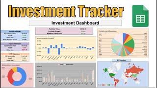 Investment Tracker in Google Sheets! (Track Stocks, Crypto, ETFs, and Dividends)