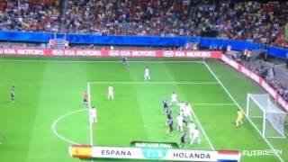 Spain vs Netherlands 1-5 2014 FIFA World Cup [13/06/14] All Goals