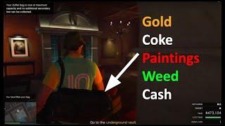 How much fits in Cayo Perico bag - GTA Online - most valuable loot to carry