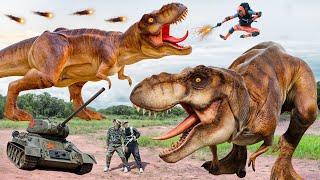 New Hollywood Movie (2023) Dinosaur Attack | KONG 2 Vs T-rex| Jurassic Park 4 | Dinosaur | Ms.Sandy