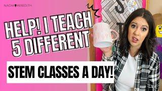 How to teach 5 STEM Classes in one day Elementary STEM Coach Podcast Ep. 12