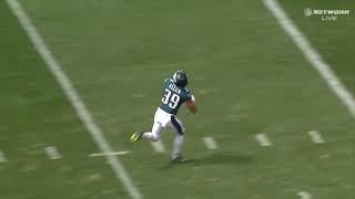 Olympic athlete Devon Allen SPEEDS for a touchdown