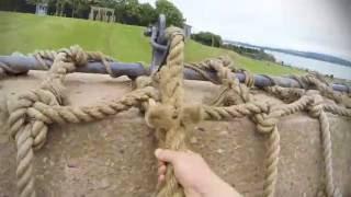 ROYAL MARINES COMMANDO TEST, TARZAN ASSAULT COURSE GOPRO POV