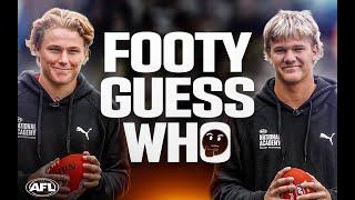 Playing Footy Guess Who with Levi Ashcroft and Tyler Welsh