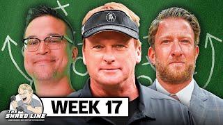 The Shred Line with Coach Gruden, Dave Portnoy and Steven Cheah | Week 17