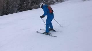 European Wilderness Society Volunteer - Learning to ski