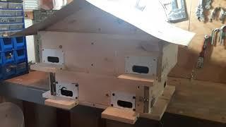 PURPLE MARTIN HOUSE BEING BUILT BY FRANK CATANZARO STILL UNDER CONSTRUCTION, WILL KEEP YOU POSTED!