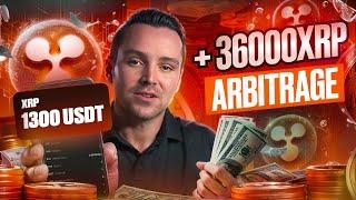 Crypto Arbitrage with XRP: +36,000 XRP in One Day, Achieving 10-13% Profit!