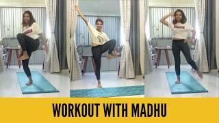 Bhujangasana | Balasana | Downward Dog | Exercise for Belly Fat | Workout with Madhu |