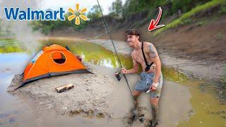 Stranded On A Island Overnight?? Walmart Survival Challenge!