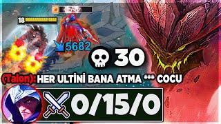Malphite AMA Her Saniye TALON'a Ulti Atıyorum !! Klavyeyi Kırmış Olabilir 