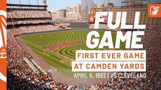 The First Game at Camden Yards | Indians at Orioles: FULL Game