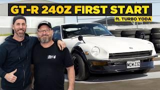 GT-R Engine First Start in 240Z [Featuring Turbo Yoda]