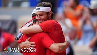 Taylor Fritz, Tommy Paul win men's doubles bronze with straight-sets victory | Paris Olympics