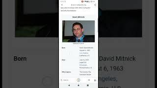 #World most powerful and dangerous hacker ️️#Kevin David Mitnick