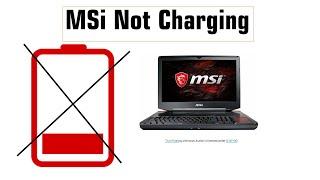 Msi Battery Not Charging