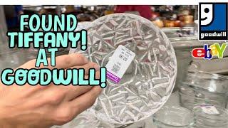 Found TIFFANY at GOODWILL | Thrift with me GOODWILL | Sourcing RESELL eBay | FULL-TIME PROFIT how to